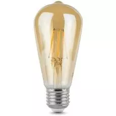 Лампа светодиодная Gauss 102802006 LED Filament ST64 E27 6W Golden 550lm 2400К