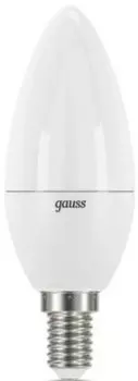 Лампа светодиодная Gauss 103101307 свеча 6.5W 550lm 6500К E14 LED