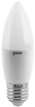 Лампа светодиодная Gauss 103102307 свеча 6.5W 550lm 6500К E27 LED