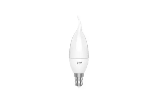 Лампа светодиодная Gauss 1034116 Basic 5.5Вт цок.:E14 свеча 180B 3000K св.свеч.бел.теп. (10шт)