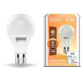 Лампа светодиодная Gauss 1050112 Smart Home DIM E27 A60 8.5 Вт 2700К 806 лм