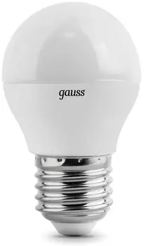 Лампа светодиодная Gauss 105102107 LED Шар E27 6.5W 520lm 3000K