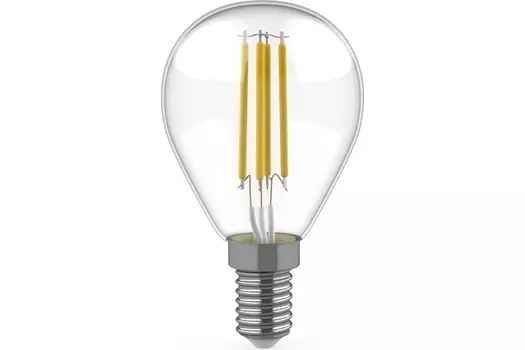 Лампа светодиодная Gauss 1051116T Basic 5.5Вт цок.:E14 шар 220B 2700K св.свеч.бел.теп. (3шт)