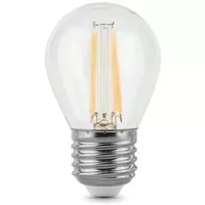 Лампа светодиодная Gauss 105802205 LED Filament Шар E27 5W 450lm 4100K