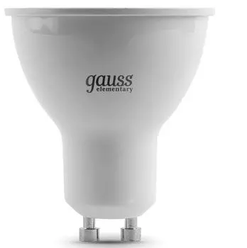 Лампа светодиодная Gauss 13621 Elementary 11Вт цок.:GU10 софит 180B 4100K св.свеч.бел.нейт. MR16 (1шт)