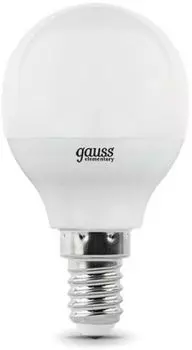 Лампа светодиодная Gauss 53112 LED Elementary Шар 12W 880lm E14 3000K (10шт)