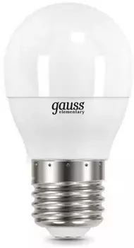 Лампа светодиодная Gauss 53210 LED Elementary Шар 10W E27 710lm 3000K (10шт)