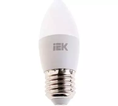 Лампа светодиодная IEK LLE-C35-5-230-30-E27 ECO C35 5Вт свеча 3000К тепл. бел. E27 450лм 230-240В