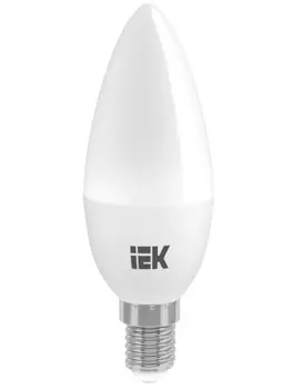 Лампа светодиодная IEK LLE-C35-5-230-40-E14 Eco 5Вт C35 свеча 4000К нейтр. бел. E14 450лм 230-240В