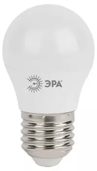 Лампа светодиодная ЭРА Б0020550 LED P45-7W-827-E27 (диод, шар, 7Вт, тепл, E27)