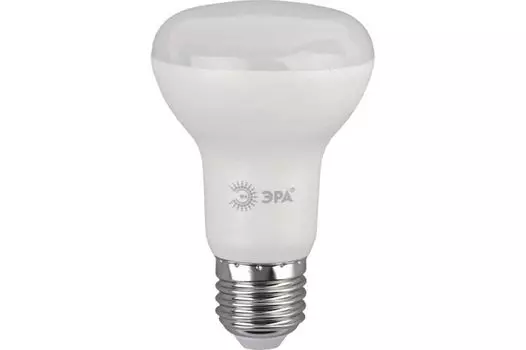 Лампа светодиодная ЭРА Б0020557 LED R63-8W-827-E27 (диод, рефлектор, 8Вт, тепл, E27)