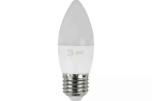 Лампа светодиодная ЭРА Б0020620 ECO LED B35-6W-827-E27 (диод, свеча, 6Вт, тепл, E27)