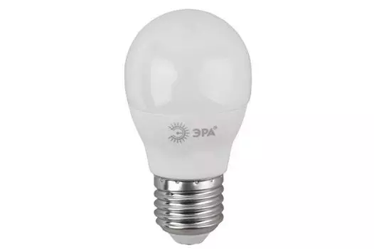 Лампа светодиодная ЭРА Б0031402 LED P45-7W-860-E27 (диод, шар, 7Вт, хол, E27)