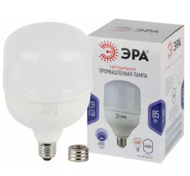 Лампа светодиодная ЭРА Б0032088 LED POWER T140-85W-6500-E27/E40 (диод, колокол, 85Вт, хол, E27/E40)