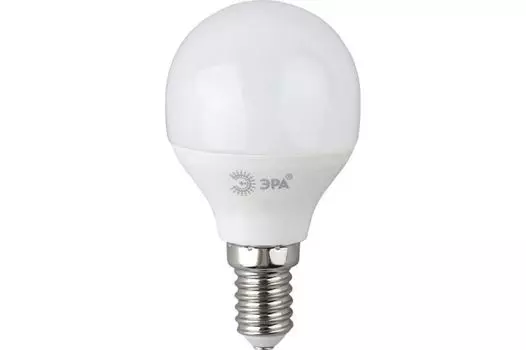 Лампа светодиодная ЭРА Б0045356 LED P45-6W-865-E14 R (диод, шар, 6Вт, хол, E14)