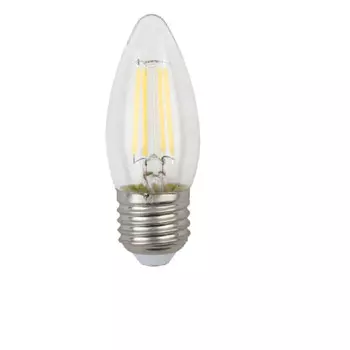 Лампа светодиодная ЭРА Б0046993 F-LED B35-9w-827-E27 (филамент, свеча, 9Вт, тепл, E27)