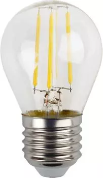 Лампа светодиодная ЭРА Б0047013 F-LED P45-11w-827-E27 (филамент, шар, 11Вт, тепл, E27)