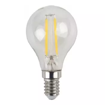 Лампа светодиодная ЭРА Б0047020 F-LED P45-9w-827-E14 (филамент, шар, 9Вт, тепл, E14)