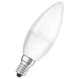 Лампа светодиодная LEDVANCE 4052899971608 LED Star Classic B 40 5W/827 5Вт свеча матовая 2700К тепл. бел. E14 470лм 220-240В пластик. OSRAM