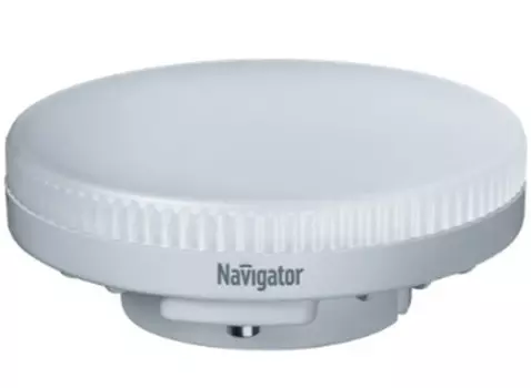 Лампа светодиодная Navigator NLL-GX53-10-230-2.7K-DIMM диммируемая, 10Вт, 176-264В, 2700К, 750лм, GX53, 74х28мм (61631)