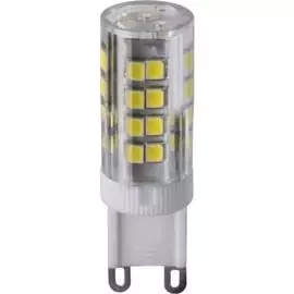 Лампа светодиодная Navigator NLL-P-G9-5-230-3K поликарбонат, 5Вт, 220-240В, 3000К, 400лм, G9, 16х50мм, капсульная (71266)