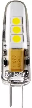 Лампа светодиодная Navigator NLL-S-G4-2.5-12-3K силикон, 2,5Вт, 12В, 3000К, 170лм, G4, 10х36.5мм, ка