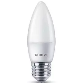 Лампа светодиодная Philips 929002970907 6W, 620lm, E27, 840, B35, матовая