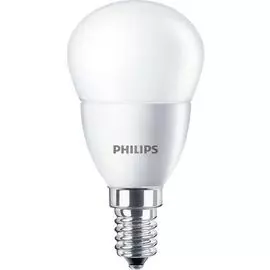 Лампа светодиодная Philips 929002971407 6W, 620lm, E14, 827, P45, матовая