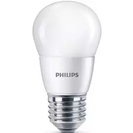 Лампа светодиодная Philips 929002971507 6W, 620lm, E27, 840, P45, матовая