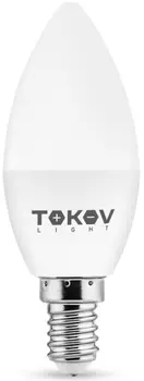 Лампа светодиодная TOKOV ELECTRIC TKL-C37-E14-9-6.5K 9Вт С37 6500К Е14 176-264В
