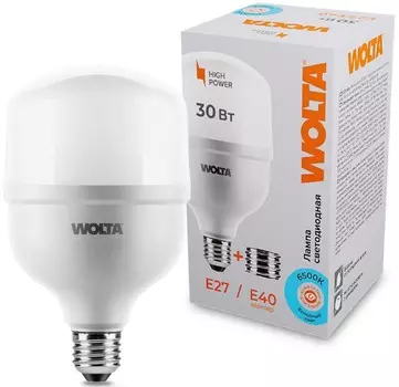 Лампа светодиодная WOLTA 25WHP30E27/40 30Вт 6500К Е27/Е40