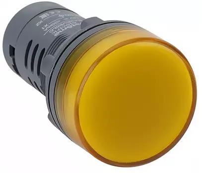 Лампа Systeme Electric SB7EV08MP светосигнальная SB7 d22мм 230В AC желтая моноблочная