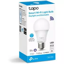 Лампа TP-LINK Tapo L520E умная, WiFi, E27, 8.7Вт, 4000-4000К, 806 lm, работа с голосовым помощником