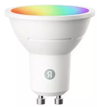 Лампа Яндекс YNDX-00559 умная, GU10, RGB, 520 Лм, Matter over Wi-Fi