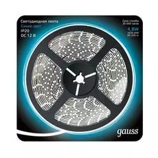 Лента Gauss 312000505 LED 2835/60-SMD 4.8W 12V DC синий (блистер 5м)