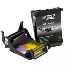 Лента красящая Zebra 800011-147 Load-N-Go colour ribbon 1/2 YMCKO, для ZXP1, 400 отпечатков