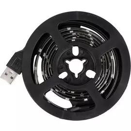 Лента Lamper 141-381 LED с USB коннектором 5 В, 8 мм, IP65, SMD 2835, 60 LED/m, цвет свечения красный