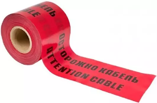 Лента сигнальная EKF lse-150x100-bas ЛСЭ "Осторожно кабель" 150х100 Basic
