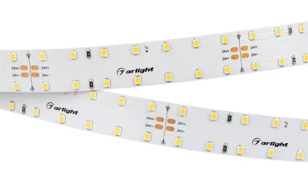 Лента светодиодная Arlight RT-A140-20mm 24V Warm3500 028001 (22 W/m, IP20, 2835, 4.7m) 22 Вт, IP20)