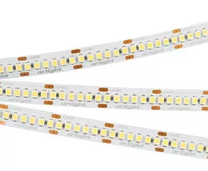 Лента светодиодная Arlight RT-A240-10mm 24V Warm3000 028621(2) (19.2 W/m, IP20, 3528, 5m) открытый