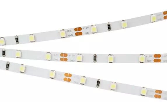 Лента светодиодная Arlight RT-A60-5mm 12V Day4000 028613(2) (4.8 W/m, IP20, 2835, 5m) 4.8 Вт/м, IP20)
