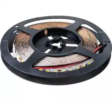 Лента светодиодная Navigator NLS-3528CW120-9.6-IP20-12V-Pro 120LED/м, 9,6Вт, 12В DC, нарез. кр. 25мм, дневной белый 6000К, IP20, 5м. в ролле (71705)