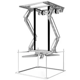 Лифт Wize PL100XL с эл/приводом, до 50 кг, расстояние от потолка 100 см, серебр./ белый, триггер., RS232, ИК