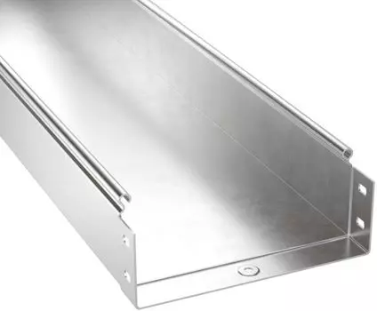 Лоток листовой неперфорированный DKC 3510715ZL (ШxВxД) 600x80x3000 мм, сталь, цинк-ламель, "S5 Combitech" (уп/2 шт)