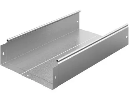 Лоток листовой неперфорированный OSTEC ЛНМЗТ-300х100х3000-0,8-СЦ (ШхВхД) 300х100х3000 мм, толщ. 0,8 мм, сталь, оцинкованная по методу Сендзимира (0133