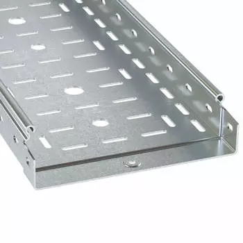 Лоток листовой перфорированный DKC 3526210ZL (ШxВxД) 100x50x3000 мм, сталь, цинк-ламель, "S5 Combitech" (уп/2 шт)