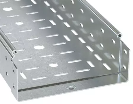 Лоток листовой перфорированный DKC 3530312HDZ (ШxВxД) 150x80x3000 мм, сталь, горячеоцинкованная, "S5 Combitech" (уп/2 шт)