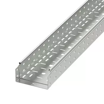 Лоток листовой перфорированный DKC 3530315HDZ (ШxВxД) 150x80x3000 мм, сталь, горячеоцинкованная, "S5 Combitech" (уп/2 шт)