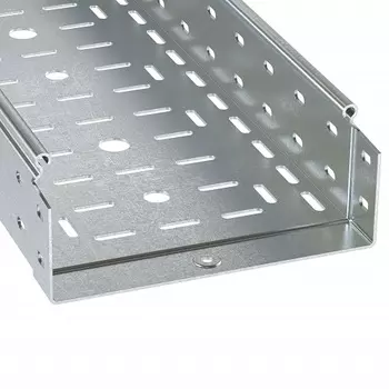 Лоток листовой перфорированный DKC 3530715ZL (ШxВxД) 500x80x3000 мм, сталь, цинк-ламель, "S5 Combitech" (уп/2 шт)