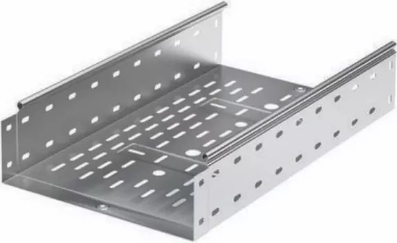 Лоток листовой перфорированный DKC 35335ZL (ШxВxД) 400x100x2000 мм, сталь, цинк-ламель, "S5 Combitech" (уп/2 шт)